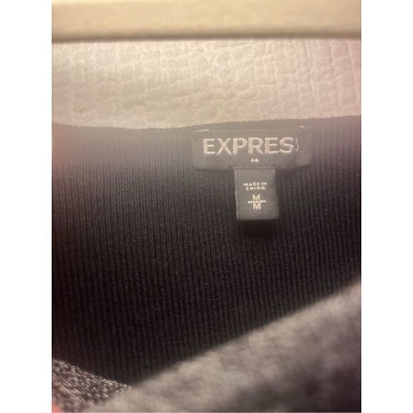 EXPRESS Heather Gray Mini Dress - Picture 6 of 6